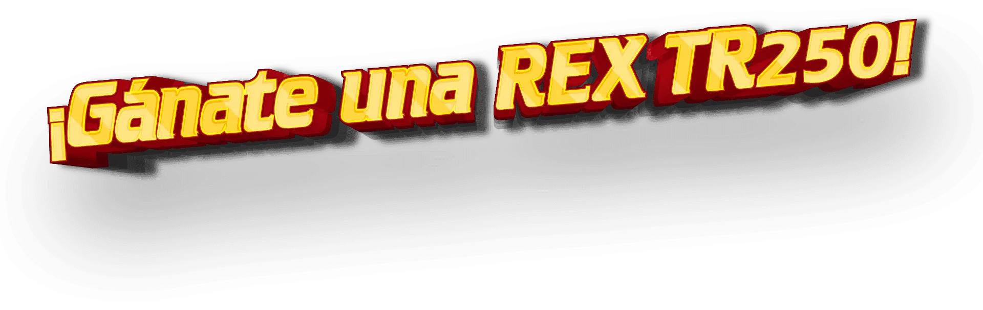 ¡Gánate una REX TR250!
