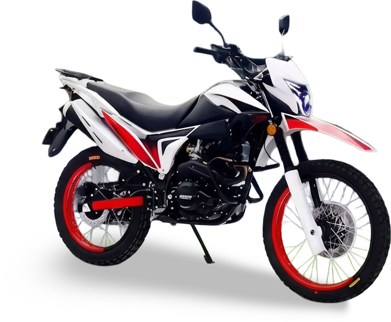 Moto REX TR250 roja